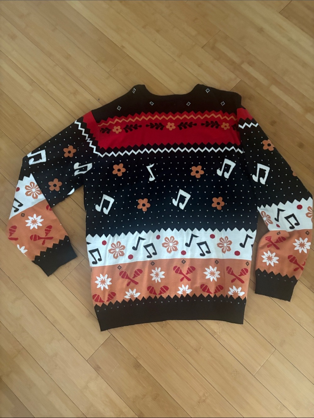 Disney Pixar Coco Feliz Navidad Holiday Sweater size XL - Picture 5 of 5